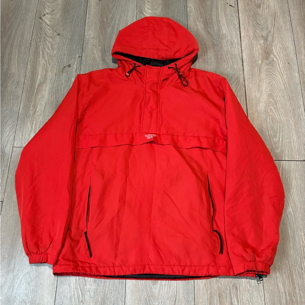 Men’s Y2K Bershka Orange Puffer Jacket Size XL